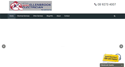 Desktop Screenshot of ellenbrookelectrician.com.au